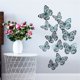 thumbnail image 3 of 12 pegatinas de pared de mariposa hueca con textura de metal 3D. Wmkox8yii fhajkh506, 3 of 6