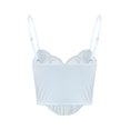 thumbnail image 2 of XFHLMJFF Sports Bras for Women Fashion Sexy Round Neck Wrapped Chest Solid Color Vest Tank Shirt Blouse High Support Bra, 2 of 9
