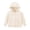 Beige, variant on MexChoioe Boys and Girls Zip Up Hoodie Long Sleeve Hooded Sweatshirt Solid Color Outerwear with Pockets Versatile for Back to School and Daily Activities