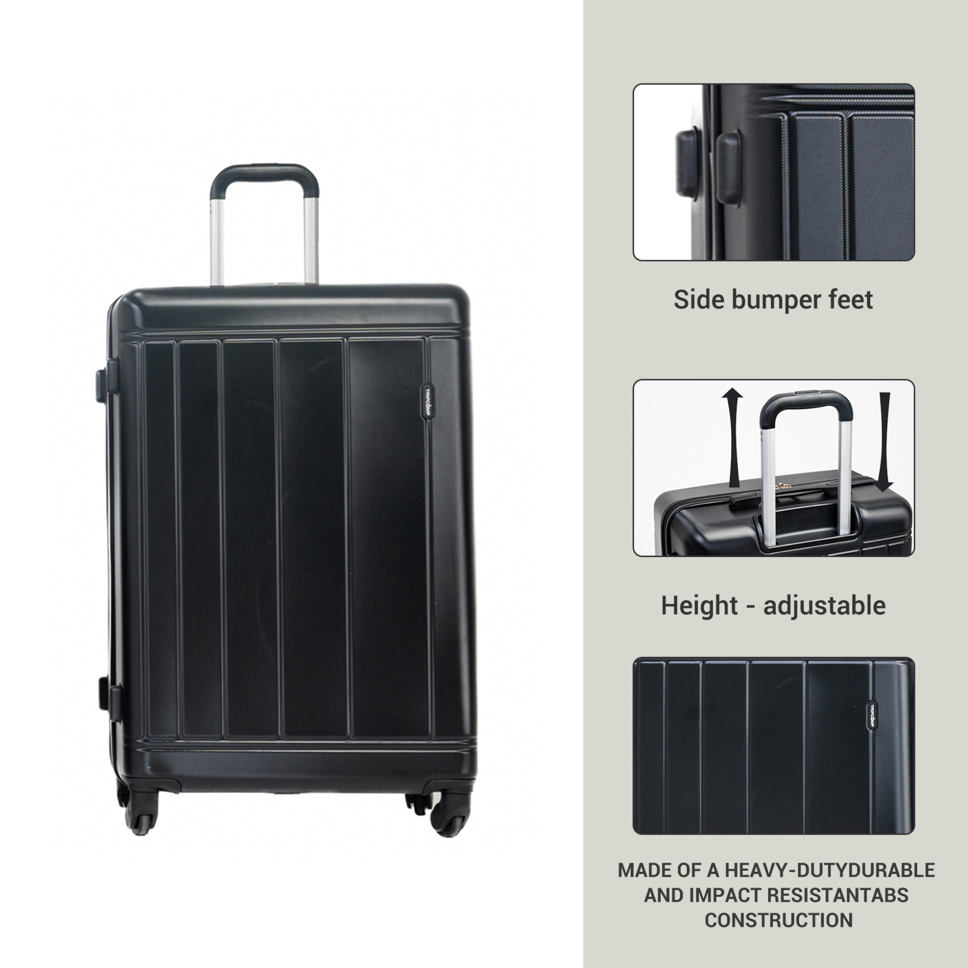 9-Piece ABS PC Hardshell Luggage Set with TSA Lock 20 24 28 Inch Carry On Checked Suitcases Backpack Toiletry Bag Storage Bags for Travel