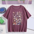 thumbnail image 2 of My Orders Women Tops Under $5, Womens Blouses And Tops for Work Letter Print Tee Women Casual Tops Summer Short Sleeve Tunic Tops for Women 2025, 2 of 4