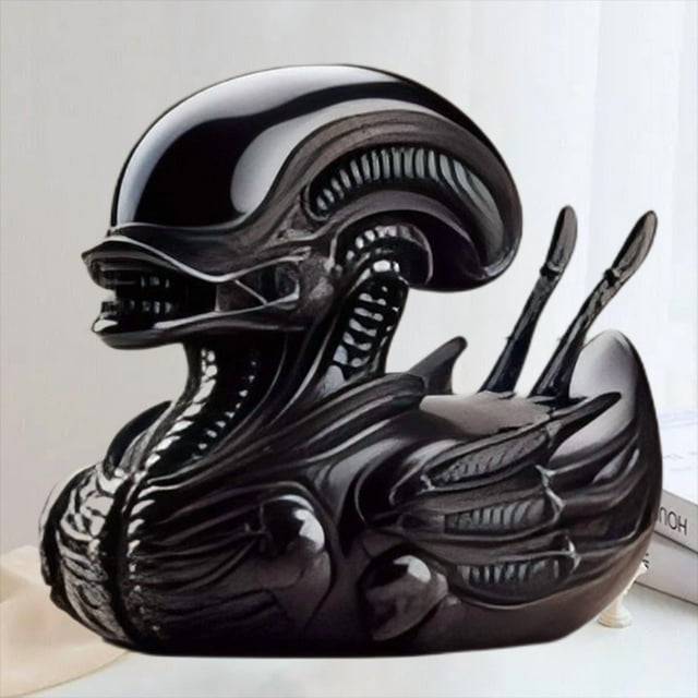 Unique Resin Duck Sculpture - Horror Movie Character Ducks, Creative and Playful Decorative Art, Perfect for Home, Office, Collectibles, and Gifts.(Movie Character Ducks A)