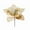 Gold-D, variant on Luoshdecor Christmas Poinsettia Glitter Flowers with Stems Ornaments for Christmas Tree Party Decorations
