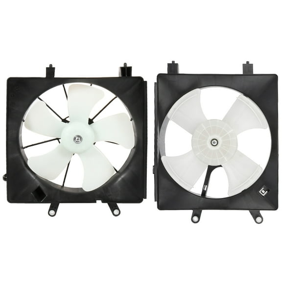 SCITOO 2 x Radiator Cooling Fan Compatible with 2001 2002 2003 2004 2005 for Honda Civic 1.7L