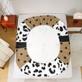 thumbnail image 5 of Castle Fairy Dreamy Bowtie Full Size Sheets,Leopard Print Bed Sheets, 5 of 7