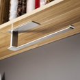 thumbnail image 2 of Paper Towel Holder for Under Cabinet, SUS304 Stainless Steel Self Adhesive Wall Mount for Kitchen Bathroom Pantry, Space-saving Easy-install Waterproof Rust-proof Mountable, 2 of 5