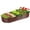 2- Brown, variant on 8ft Oval Galvanized Metal Raised Garden Bed, Rot-Resistant Outdoor Planter Box for Vegetables, Flowers, Herbs, Durable Recycled Material Raised Planter Silver