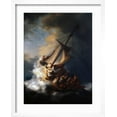 thumbnail image 2 of Art.com Christ in the Storm on the Lake of Galilee, 1633 Giclee Print by Rembrandt van Rijn, White Frame Wall Art, 17" x 21", 2 of 5