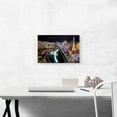 thumbnail image 2 of ARTCANVAS Las Vegas at Night Glowing Lights Canvas Art Print - Size: 18" x 12" (1.50" Deep), 2 of 9