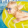 thumbnail image 4 of 2 Pack Inflatable Pool Tubes with handles, Yellow Pool Floaties for Adults, 39” Pink Swimming Floats for Teens, 4 of 7