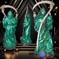 thumbnail image 4 of Imagen Santa Muerte Viento 47 Cm. De Resina, 4 of 4