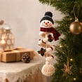thumbnail image 5 of All‑inclusive DIY Crochet Kit for Spiral Snowman Ornament Handcraft Supplies for Crafting Unique Christmas Tree Hanging Decor (B), 5 of 7