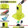 thumbnail image 2 of Power Wheel Adapter for Ryobi 18V Battery Adapter Power Wheel Battery Converter with Wire Harness Connector Compatible with Peg-Perego Children's Riding Toys 12AWG Wire Connector with Switch and Fuse, 2 of 7