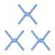 thumbnail image 4 of Bearachild Tapete resistente al calor aislamiento cruzado mantel antideslizante posavasos de cocina plegable mantel de escritorio almohadilla azul Type1 NO1 Bearachild CBP193156, 4 of 6