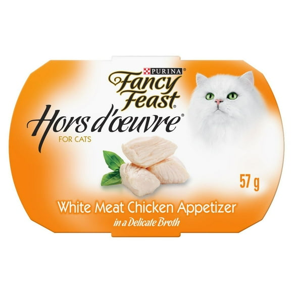 Fancy Feast Hors d'Oeuvre White Meat Chicken Appetizer, Cat Treats 57 g