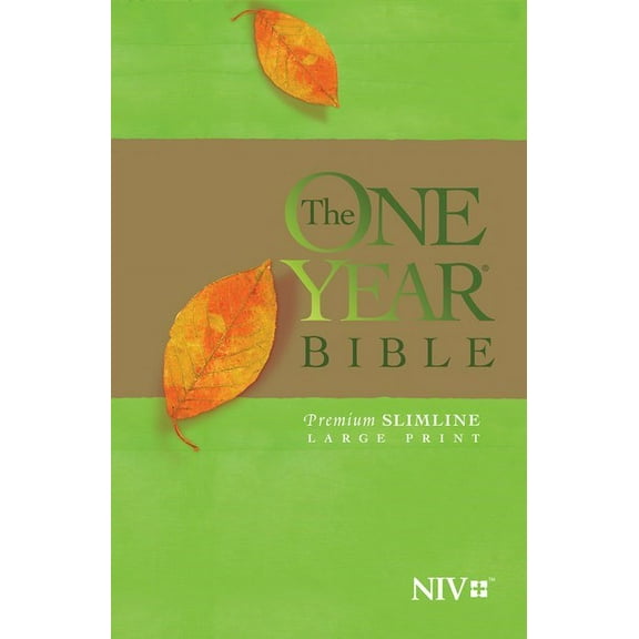 NIV The One Year Bible Premium Slimline/Large Print-Softcover