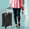 thumbnail image 4 of Grace Carry On Luggage, 20" Hardside Suitcase, PC Harshell Spinner Luggage with TSA Lock, Spinner Wheels - Black, 20-Inch Carry-On, 4 of 11