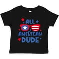 thumbnail image 3 of Inktastic 4th of July All American Dude with Red and Blue Glasses Boys Toddler T-Shirt, 3 of 5