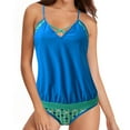 thumbnail image 3 of Swimsuits For Women Loose Fit Floral Printed Two Piece Bathing Suits, 3 of 6