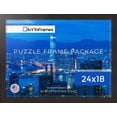 thumbnail image 4 of ArtToFrames 24x18 Inch - 61x46 CM Brown Puzzle Frame for 300 piece Puzzles.1.25 Inch Custom MDF Puzzle Frames, Coffee - Comes with Economy Acrylic, 4 of 7