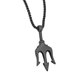 thumbnail image 4 of GOOHOCHY Colgante colgante en forma de tridente Collar de acero inoxidable Cadena creativa para el cuello Negro (Cadena de 60 cm), 4 of 7