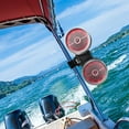 thumbnail image 2 of PYLE PLMRWB652LES - Dual Marine Tower Speakers, Wakeboard Water Resistant Sound System, Built-in Programmable Multi-Color LED Lights, 6.5'' Tower Speakers, 400 Watt, Remote Control, Silver, 2 of 5