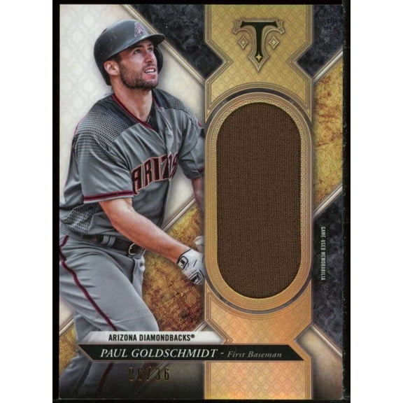 Paul Goldschmidt Card 2017 Topps Triple Threads Unity Jumbo Relics #SJRPG