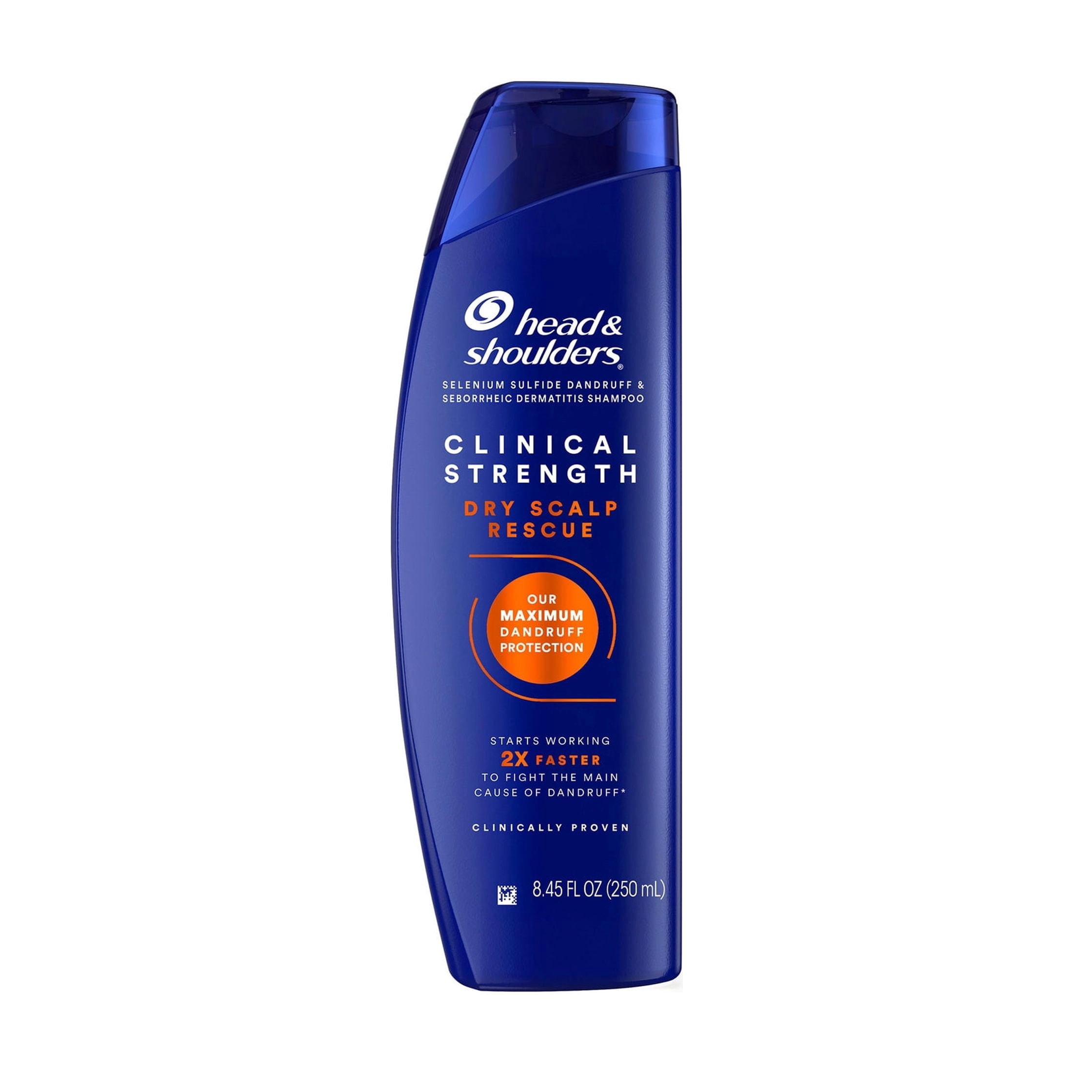 Head and Shoulders Dandruff Shampoo, Clinical Strength Dry Scalp Rescue, with 1% Selenium Sulfide, 8.45 fl oz