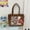 Brown, variant on Japanese Ita Crossbody Bag - Large Capacity Kpop Tote with Clear Display Panel, PU Leather & Adjustable Strap (14.96x8.27x7.09in)