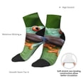 thumbnail image 6 of Fuzoiu Red-Eyed Tree Frog Print Adult Socks, Crew Moisture-wicking Socks, Unisex Cushion Crew Socks,Casual Sports Ankle Socks, 6 of 7