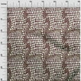 thumbnail image 2 of oneOone Viscose Jersey Maroon Fabric Snake Animal Skin Dress Material Fabric Print Fabric By The Yard 60 Inch Wide, 2 of 5