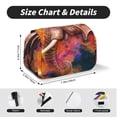 thumbnail image 5 of Kdxio Oil Paintings of Elephants for Double Compartment Pen Case Oxford Organizer with Zipper Pockets for Students Artists, 5 of 7