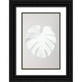 thumbnail image 1 of Artographie Studio 17x24 Black Ornate Wood Framed with Double Matting Museum Art Print Titled - Monstera White 03, 1 of 4