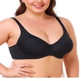 thumbnail image 5 of LYMAYTER Women Bras Plus Size Seamless Workout Bras for Female No Underwire Comfort Tshirt Bras, 5 of 9