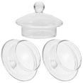 thumbnail image 1 of 3pcs Tea Pot Glass Lids Tea Kettle Replacement Glass Lid Tea Pot Replacement Covers, 1 of 6