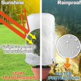 thumbnail image 4 of Paquete de 2 fundas para plantas de invierno, protección contra heladas, bolsa grande para plantas en maceta de 80 x 100 cm, resistente al desgarro, con cordón de cierre, 4 of 5