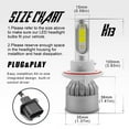 thumbnail image 2 of For GMC Yukon 2007-2014 Combo 6x LED Headlight Fog Light Bulbs 8000K Ice Blue, 2 of 14