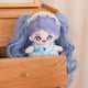 thumbnail image 5 of Muñeca de peluche de algodón Kawaii de 20 cm, figura de superestrella rellena, muñeca de algodón con cuerpo gordo, peluca, accesorios, se puede cambiar de ropa, regalo, 5 of 6
