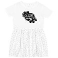 thumbnail image 3 of Inktastic Future Monster Truck Driver Girls Toddler Dress, 3 of 5