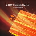thumbnail image 3 of Electric Heater For Room PTC Ceramic Electric Heaters Sheet With Remote Portable House Low Noise Heating Foot Hand Warmer ,Ultimate Temperature Control, 3 of 7