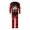 Red, variant on LUOGENLI Matching Family Christmas Pajamas Sets Family Matching Pajamas Father Son Holiday Party Sleepwear Cozy Home Loungewear for Winter Year Celebration Red Size S
