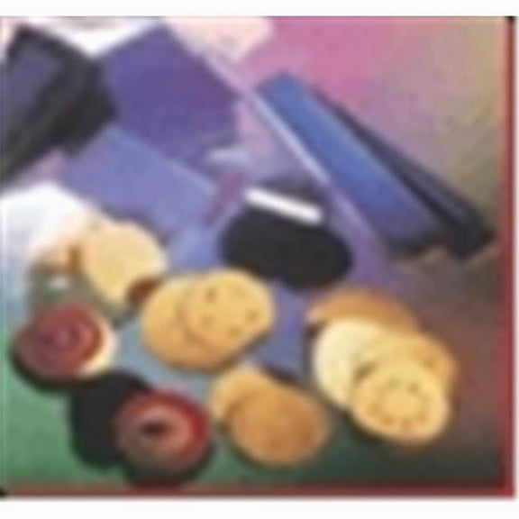 Gemtex Abrasives GT37354 80C Gold Grip 8 in. X No Hole Hook and Loop 25 Disc