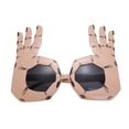 thumbnail image 1 of Gafas de fiesta con gesto de OK, decoración para disfraz de cosplay, gafas de sol novedosas, accesorios para fotos (beige), 1 of 7