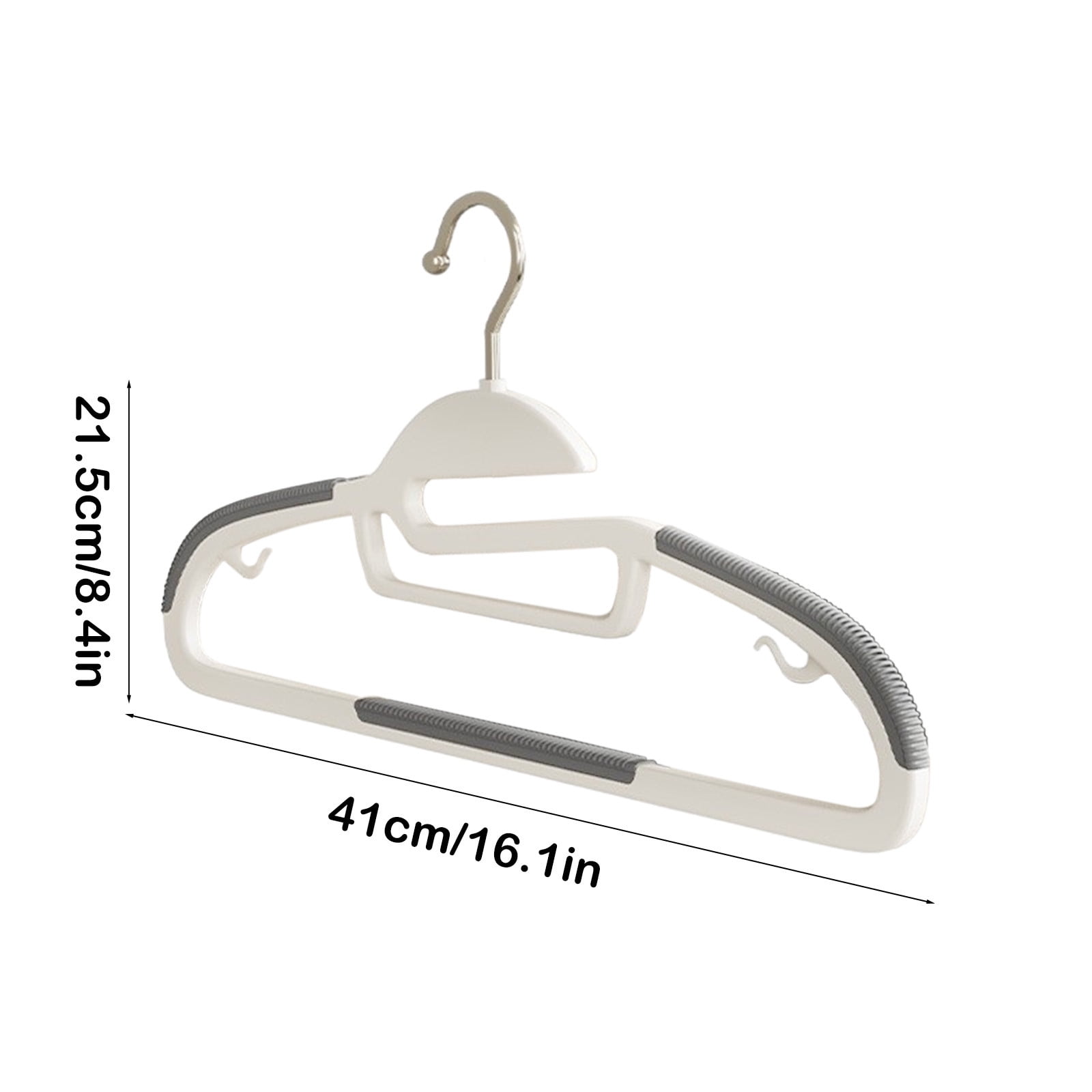 Plastic Clothes Hangers, Sweater Hangers No Shoulder Bump, Thick Heavy Duty Coat Hanger for Closet, Wide Hanger with Non-Slip Hook for Sweaters, Suits, Dresses, Jackets, Pants