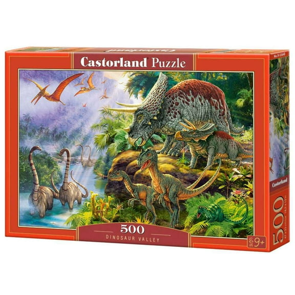 Bridge Toys - Castorland, 500 Piece Jigsaw Puzzle, Dinosaur Valley