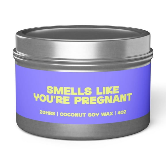 Pregnant Pregnancy Announcement New Mom Baby Reveal Candle Gifts