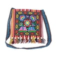 thumbnail image 2 of Bolso de hombro bordado vintage Strade Fareast Limited Rojo 27 cm x 27 cm, 2 of 8