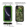 thumbnail image 4 of For Apple iPhone XS Max Heavy Duty Defender Armor Hybrid Case Cover With Clip Camouflage/Green, 4 of 4