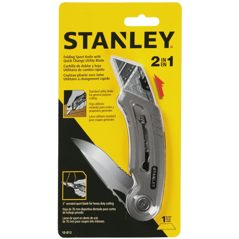 Stanley 10-813 Quick Slide Utility Knife, Sport 3