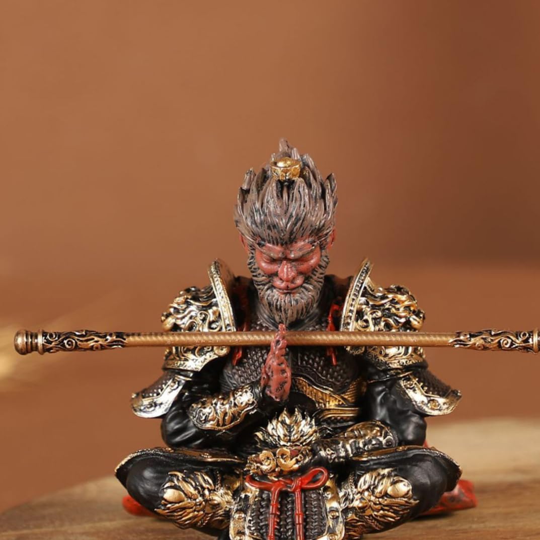 New Monkey King (Copper Ver) Character Anime Model Statue Action Figures Desktop Ornament Popular Decorations Fan Souvenirs Creative Gift Collectable